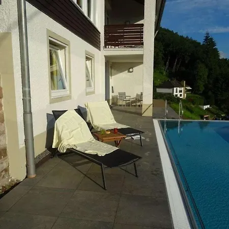 In Malberg With Swimming Pool *